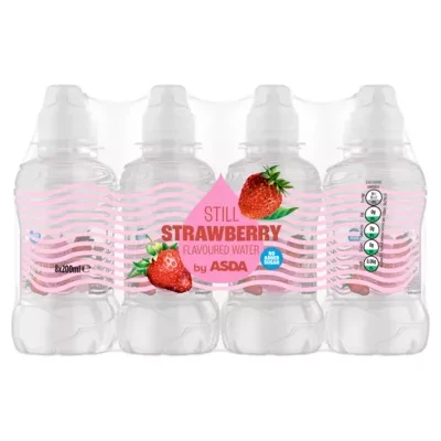 ASDA Still Strawberry Flavoured Water 8 x 200ml