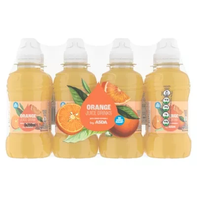 ASDA Orange Juice Drink 8 x 200ml