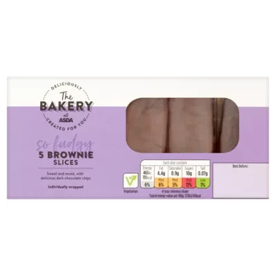 The BAKERY at ASDA The Bakery 5 Brownie Slices