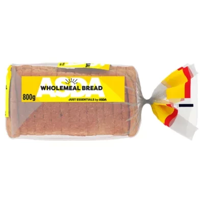 JUST ESSENTIALS by ASDA Just Essentials Wholemeal Bread 800g