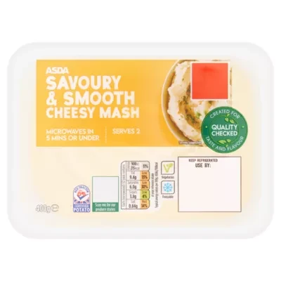 ASDA Savoury & Smooth Cheesy Mash 400g