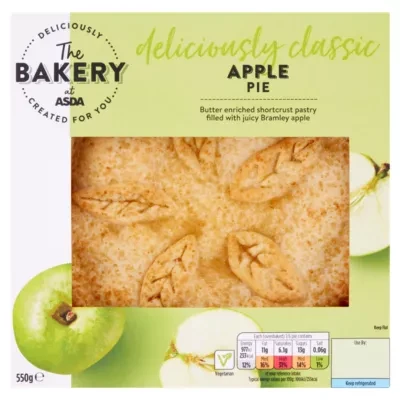 The BAKERY at ASDA The Bakery Apple Pie 550g
