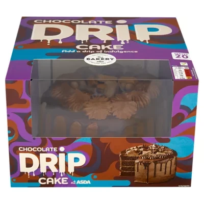 The BAKERY at ASDA The Bakery Chocolate Drip Cake