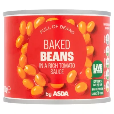 ASDA Baked Beans in a Rich Tomato Sauce 210g
