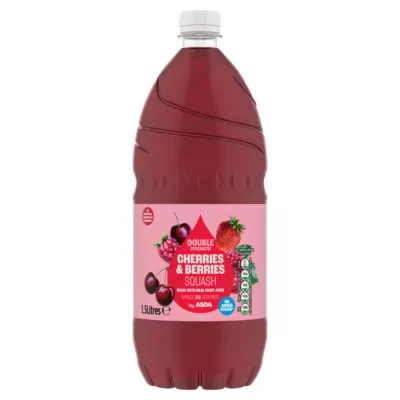 ASDA Cherries & Berries Squash 1.5 Litres