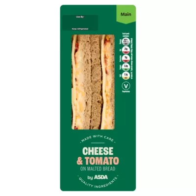 ASDA Cheese & Tomato Sandwich