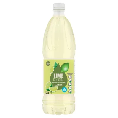 ASDA Lime Cordial 1Litre
