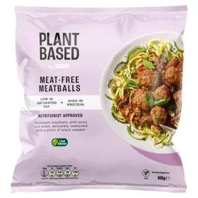 Plant Based by ASDA Plant Based Meat-Free Meatballs 400g