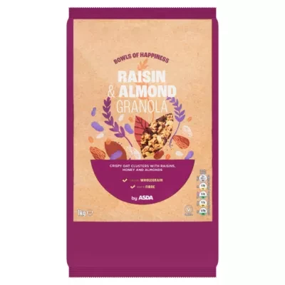ASDA Raisin & Almond Granola 1kg