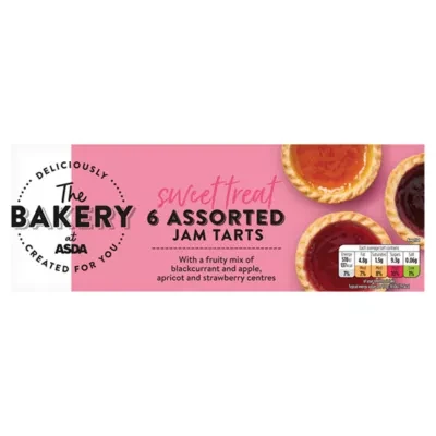 The BAKERY at ASDA The Bakery 6 Assorted Jam Tarts