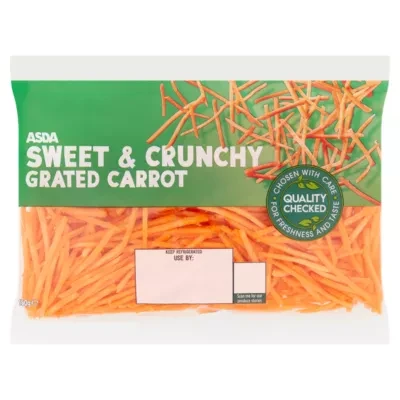 ASDA Sweet & Crunchy Grated Carrot 150g