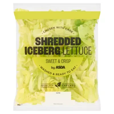 ASDA Sweet & Crisp Shredded Iceberg Lettuce 130g