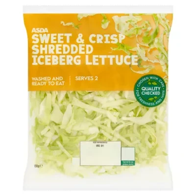 ASDA Sweet & Crisp Shredded Iceberg Lettuce 130g