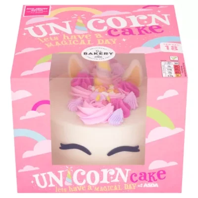 The BAKERY at ASDA The Bakery Unicorn Cake