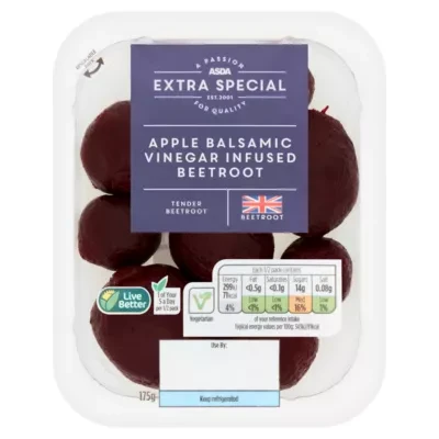 ASDA Extra Special Extra Special Apple Balsamic Vinegar Infused Beetroot 175g
