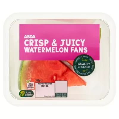 ASDA Crisp & Juicy Watermelon Fans 300g