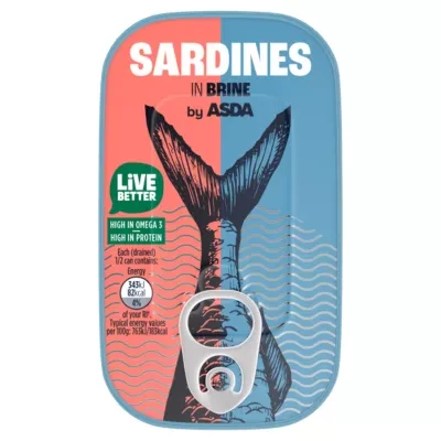ASDA Sardines in Brine 120g