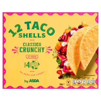 ASDA 12 Classico Crunchy Taco Shells 158g