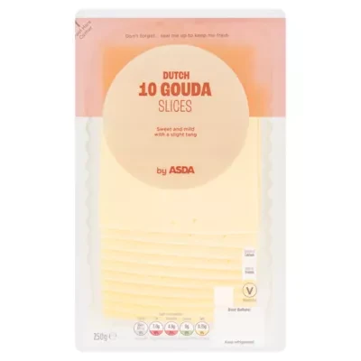 ASDA 10 Dutch Gouda Sliced 250g