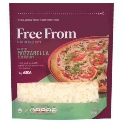 ASDA Free From Free From by  Grated Mozzarella Alternative 200g