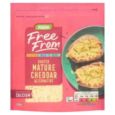 ASDA Free From Free From Grated Mature Cheddar Alternative 200g