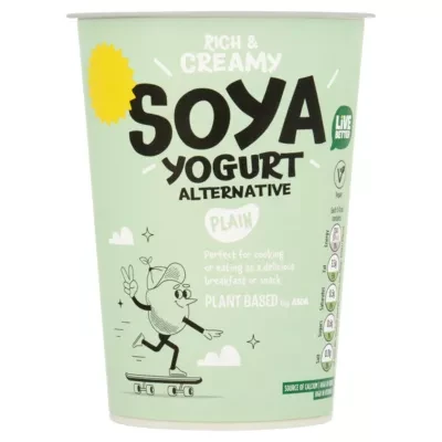 Plant Based by ASDA Plant Based by  Plain Soya Yogurt Alternative 500g