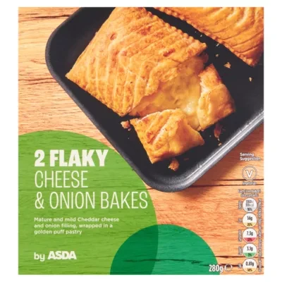 ASDA 2 Cheese & Onion Bakes 280g