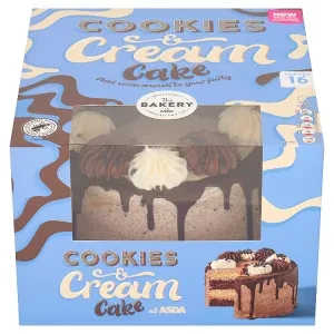 The BAKERY at ASDA Cookies & Cream Cake