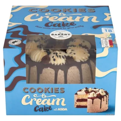 ASDA The Bakery Cookies & Cream Cake