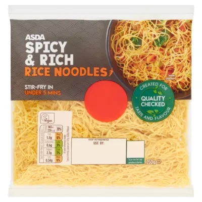 ASDA Spicy & Rich Rice Noodles 250g
