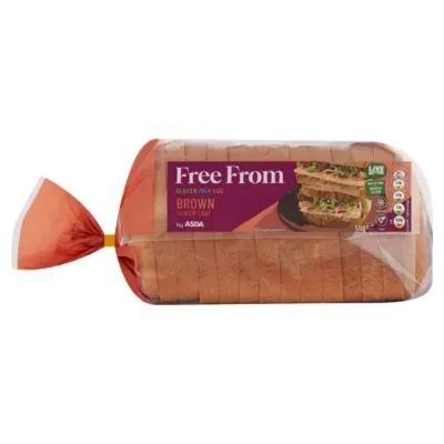 ASDA Free From Free From by  Brown Sliced Loaf 535g
