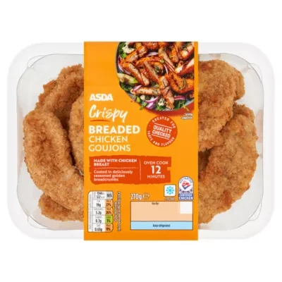 ASDA Crispy Breaded Chicken Goujons 270g