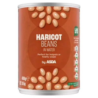 ASDA Haricot Beans in Water 400g