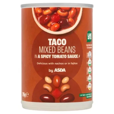 ASDA Taco Mixed Beans in a Spicy Tomato Sauce 395g