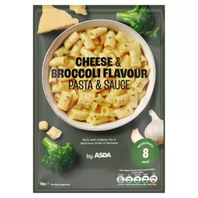 ASDA Cheese & Broccoli Flavour Pasta & Sauce 110g