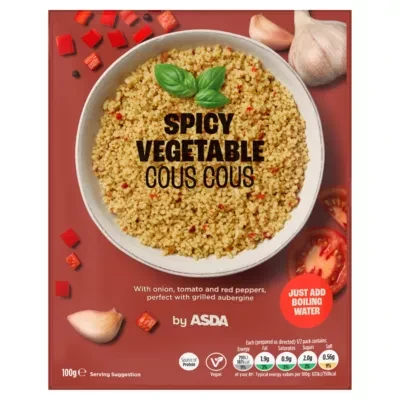 ASDA Spicy Vegetable Cous Cous 100g
