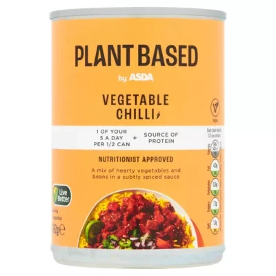 ASDA Plant Based Vegetable Chilli 392g