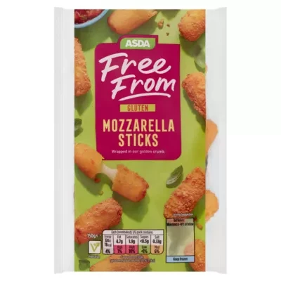 ASDA Free From Free From Mozzarella Sticks 150g