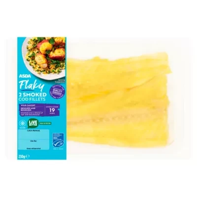 ASDA 2 Flaky Smoked Cod Fillets 230g
