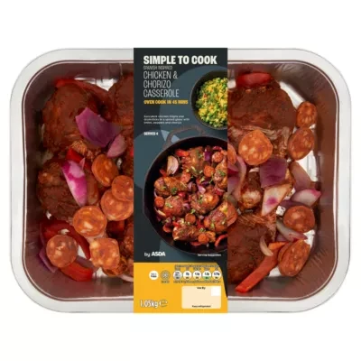 ASDA Simple to Cook Spanish Inspired Chicken & Chorizo Casserole 1.05kg