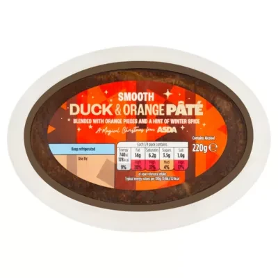 ASDA Smooth Duck & Orange Pâté 220g