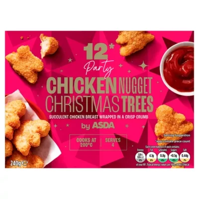 ASDA 12 Party Chicken Nugget Christmas Trees 240g
