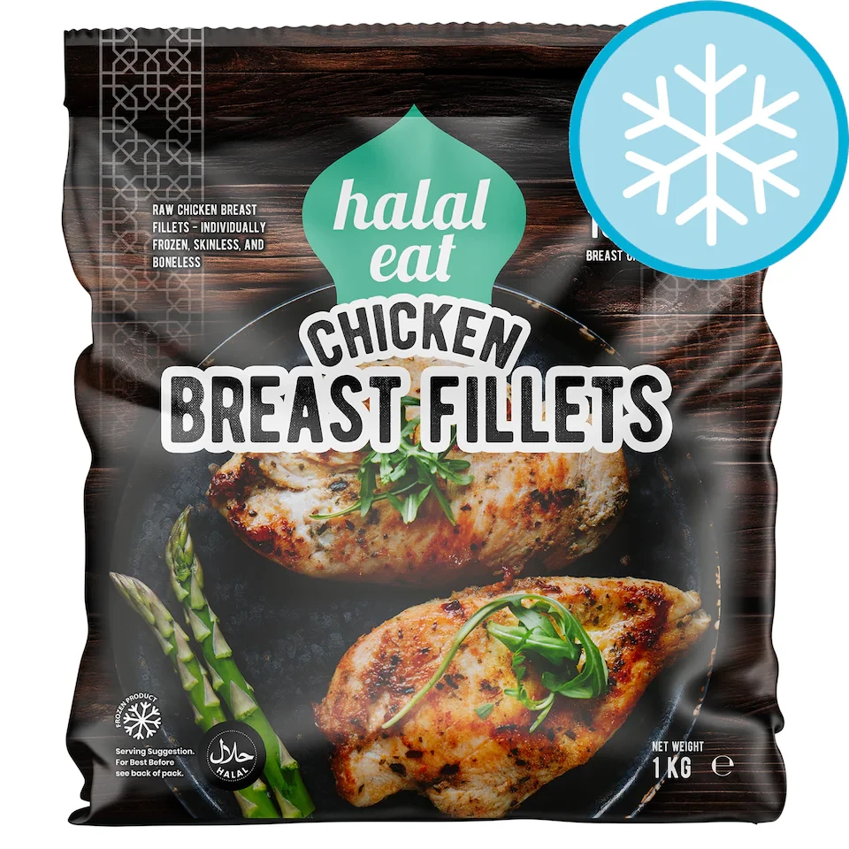 Halal Eat Chicken Breast Fillets 1kg
