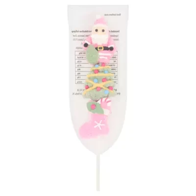 ASDA Christmas Decorated Strawberry Flavour Marshmallow Lollipop 33g