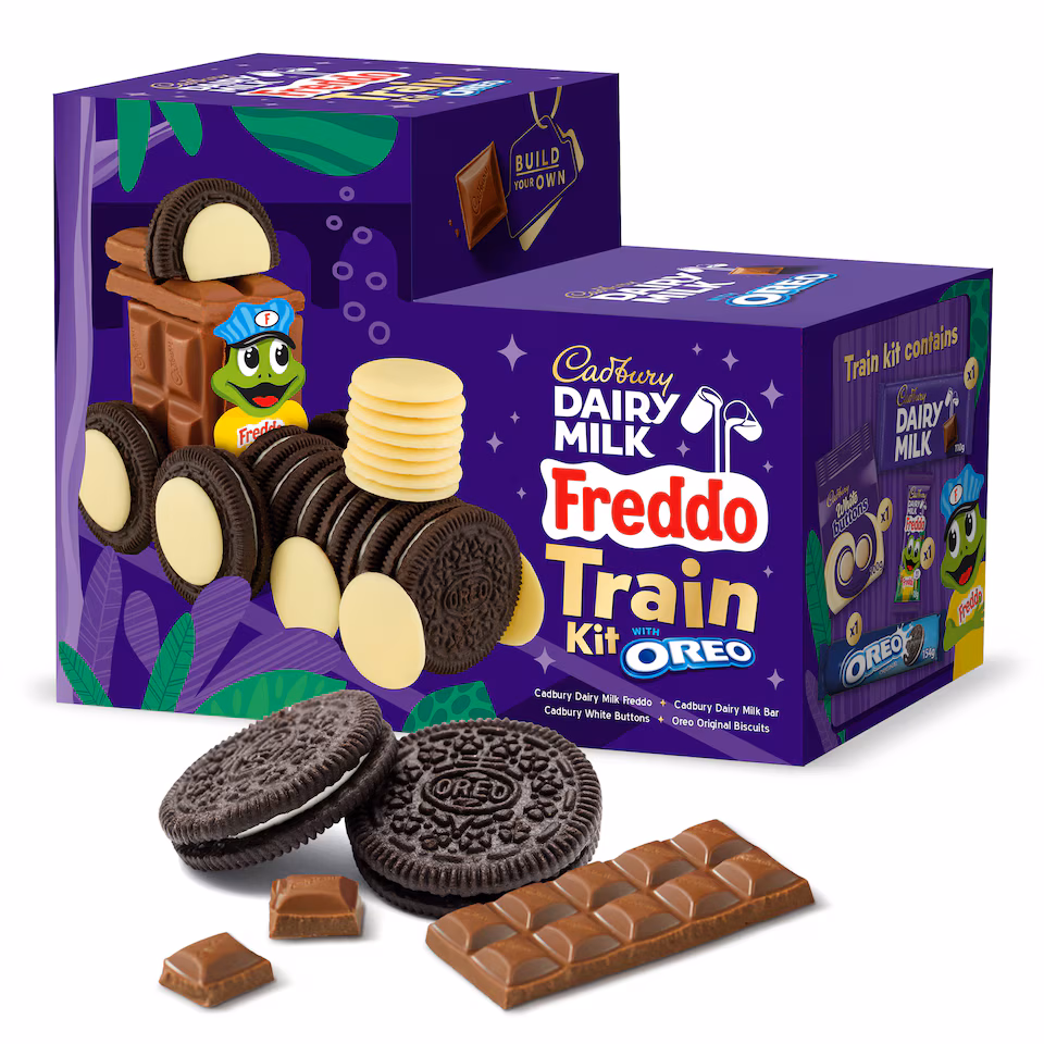 Cadbury Dairy Milk & Oreo Biscuit Train Kit