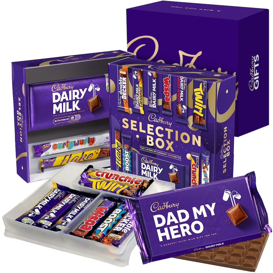 Cadbury Dad My Hero Chocolate Selection Box Gift Hamper