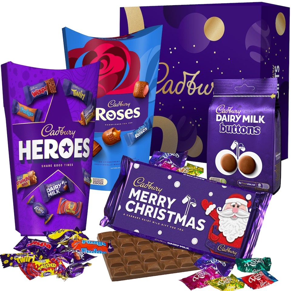 Cadbury Christmas Family Sharing Chocolate Hamper Medium