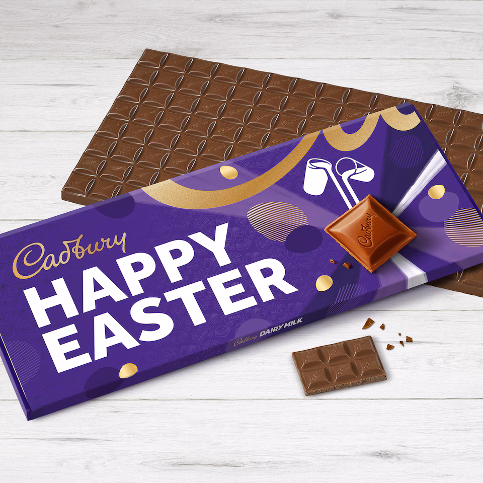 Cadbury Happy Easter Dairy Milk Chocolate Gift Bar 850g