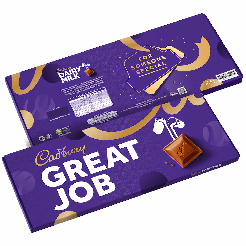 Cadbury Dairy Milk Great Job Chocolate Gift Bar 850g