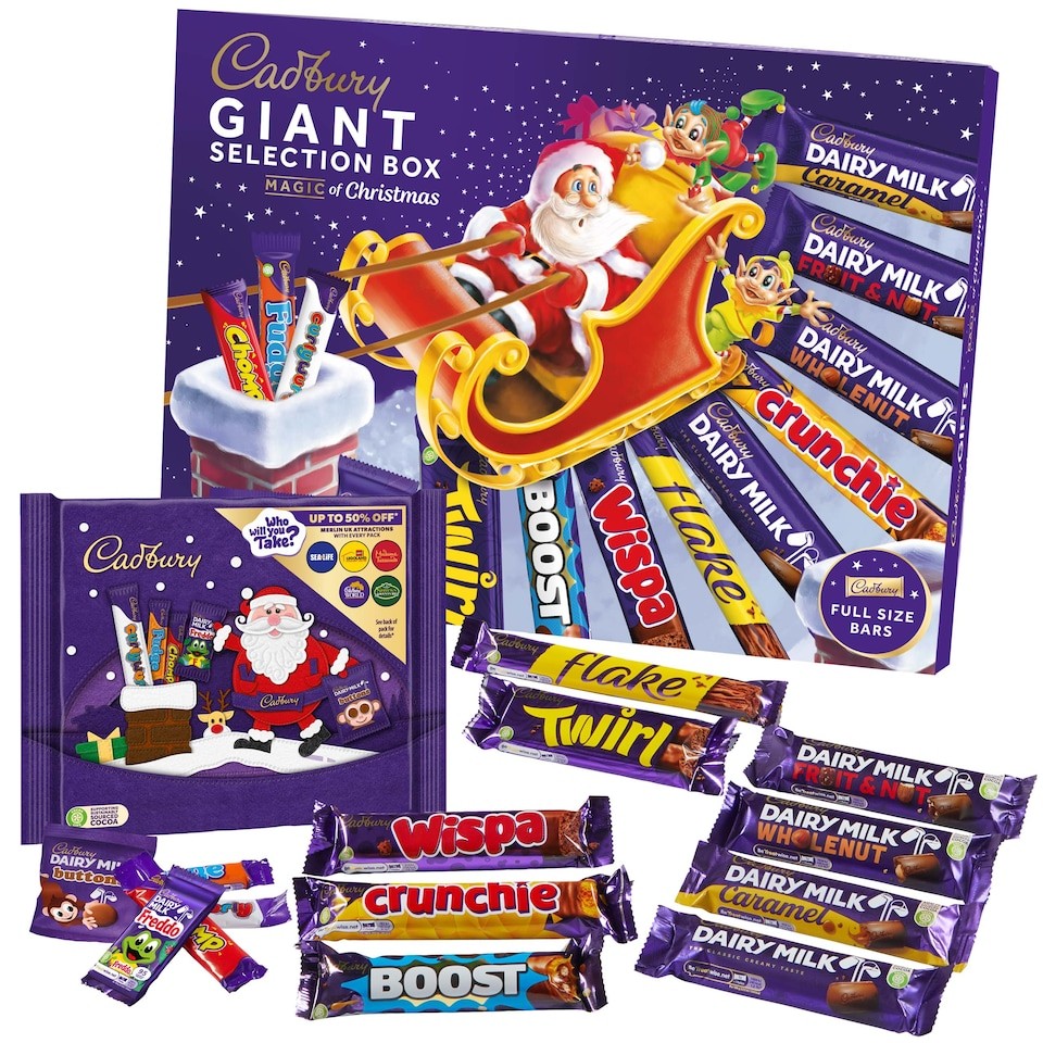 Cadbury Christmas Giant Chocolate Selection Box